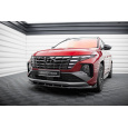 Maxton Design spoiler pod přední nárazník pro Hyundai Tucson Mk4, černý lesklý plast ABS, N-Line