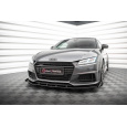 Maxton Design "Street Pro" spoiler pod přední nárazník s křidélky pro Audi TT 8S, plast ABS bez povrchové úpravy, S-Line