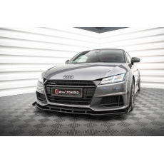 Maxton Design "Street Pro" spoiler pod přední nárazník s křidélky pro Audi TT 8S, plast ABS bez povrchové úpravy, S-Line Maxton Design "Street Pro" spoiler pod přední nárazník s křidélky pro Audi TT 8S, plast ABS bez povrchové úpravy, S-Line