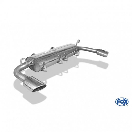 Fox Sportauspuff koncový tlumič výfuku s koncovkou 115x85 Typ 38 na obou stranách pro Lexus SC430 s motorem 4.3