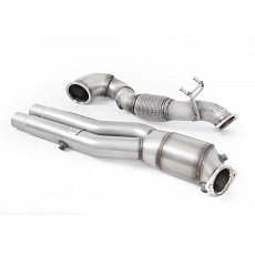 Milltek Sport downpipe a Hi-Flow sportovní katalyzátor pro Audi RSQ3 2.5T Sportback/SUV (s OPF/GPF) 2020-2024