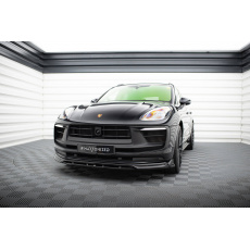 Maxton Design spoiler pod přední nárazník pro Porsche Macan GTS Mk1 Facelift 2, černý lesklý plast ABS Maxton Design spoiler pod přední nárazník pro Porsche Macan GTS Mk1 Facelift 2, černý lesklý plast ABS