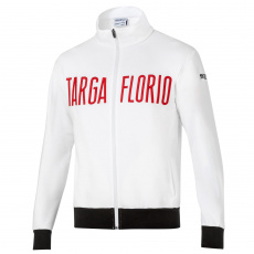 Sparco mikina TARGA FLORIO #F2, barva: bílá, velikost: S Sparco mikina TARGA FLORIO #F2, barva: bílá, velikost: S