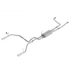 Borla Cat-Back výfukový systém "S-Type" pro Nissan Titan 5,6l V8 CC/SB/EC STB, r.v. od 2016-2020, typ koncovek: chromové