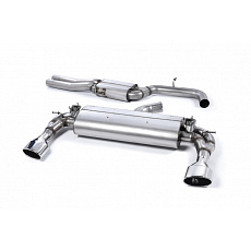 Milltek Sport homologovaný výfuk cat-back s rezonátorem pro Audi RS3 Sportback (8V MQB - předfacelift) 2015-2017, typ koncovek: oválné leštěné