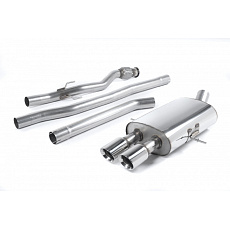 Milltek Sport výfukový systém cat-back bez rezonátoru (hlasitější) pro New Mini MK2 (R58) Cooper S Coupe 2011-2015, dvojité kulaté koncovky Milltek Sport výfukový systém cat-back bez rezonátoru (hlasitější) pro New Mini MK2 (R58) Cooper S Coupe 2011-2015, dvojité kulaté koncovky