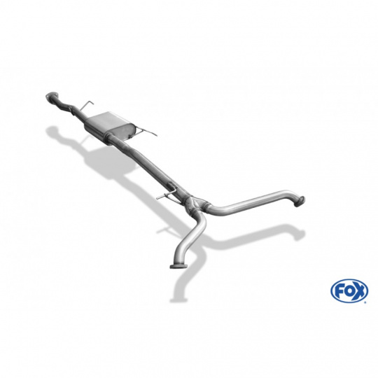 Fox Sportauspuff přední díl s tlumičem pro Chevrolet Captiva  s motorem 3.2