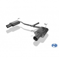 Fox Sportauspuff koncový tlumič výfuku s koncovkou 1x114 Typ 12 na obou stranách pro Honda Accord VIII 2008- s motorem 2.0 (CU1)