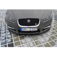 Maxton Design spoiler pod přední nárazník pro Jaguar XF Mk1, černý lesklý plast ABS, Sportbrake S-Pack
