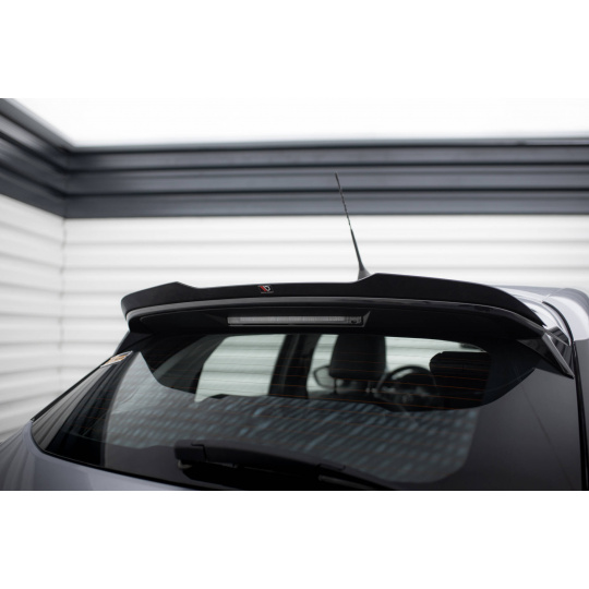 Maxton Design prodloužení spoileru pro Opel Corsa F (Mk6), černý lesklý plast ABS