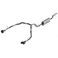 Borla Cat-Back výfukový systém "Touring" pro Chevrolet Tahoe Premier 5,3l V8 s aut. převodovkou, 2WD/4WD, 4-dvéř., r.v. 2021-2023, typ koncovek: karbonové