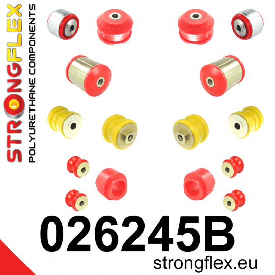 026245B: Strongflex Sada silentbloků předního zavěšení