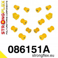 086151A: Strongflex Sada silentbloků zadního zavěšení varianta SPORT AP1