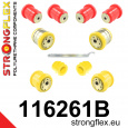 116261B: Strongflex Sada silentbloků předního zavěšení
