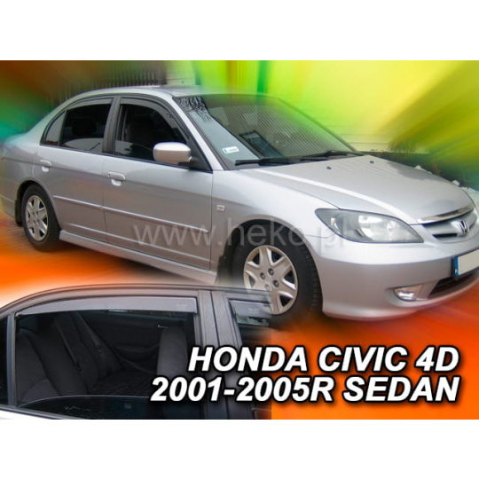 HEKO ofuky oken Honda Civic VII sedan 4dv (2001-2005) přední + zadní