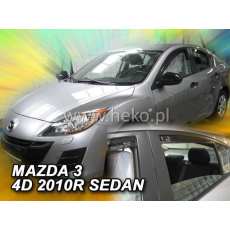 HEKO ofuky oken Mazda 3 II 4dv (2009-2014) přední + zadní sedan