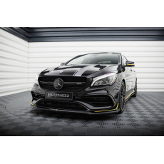 Maxton Design spoiler pod přední nárazník ver.3 pro Mercedes CLA C 117 Facelift 45 Aero, černý lesklý plast ABS Maxton Design spoiler pod přední nárazník ver.3 pro Mercedes CLA C 117 Facelift 45 Aero, černý lesklý plast ABS
