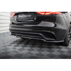 Maxton Design středový spoiler pod zadní nárazník s žebrováním pro Jaguar XE Mk1 Facelift, černý lesklý plast ABS Maxton Design středový spoiler pod zadní nárazník s žebrováním pro Jaguar XE Mk1 Facelift, černý lesklý plast ABS