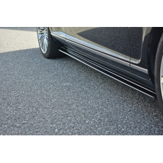 Maxton Design difuzory pod boční prahy pro Bentley Continental GT Mk1, černý lesklý plast ABS, r.v. 2009-2012