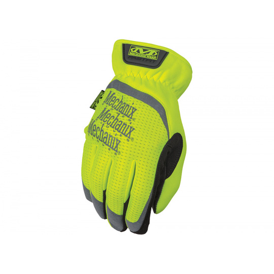 Rukavice Mechanix Safety FastFit - bezpečnostní, žluté reflexní, velikost: L
