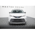 Maxton Design spoiler pod přední nárazník pro Toyota Sienna Mk4, černý lesklý plast ABS