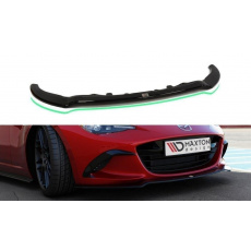 Maxton Design spoiler pod přední nárazník ver.2 pro Mazda Mx-5 Mk4 ND, černý lesklý plast ABS Maxton Design spoiler pod přední nárazník ver.2 pro Mazda Mx-5 Mk4 ND, černý lesklý plast ABS