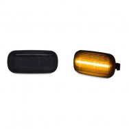 Boční blinkry černé - Lightbar pro Audi A4 (8E, B7, 2005-2008)