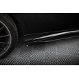 Maxton Design křidélka bočních difuzorů pro Mercedes třída A W176 Facelift AMG-Line, černý lesklý plast ABS