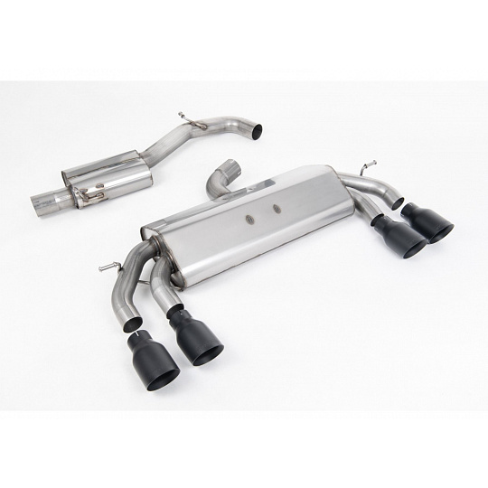 Milltek Sport výfukový systém cat-back Race system s rezonátorem (tišší) bez klapek pro Volkswagen Golf Mk7.5 R 2.0 TSI 310PS (bez GPF) - 76mm, EC schválení 2017-2021, typ koncovek: GT-100 černé Milltek Sport výfukový systém cat-back Race system s rezonátorem (tišší) bez klapek pro Volkswagen Golf Mk7.5 R 2.0 TSI 310PS (bez GPF) - 76mm, EC schválení 2017-2021, typ koncovek: GT-100 černé