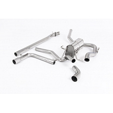 Milltek Sport výfukový systém cat-back bez rezonátoru (hlasitější) pro Suzuki Swift Sport 1.4 BoosterJet (mimo Hybrid, bez GPF/OPF) 2017-2024, GT-115 titanově modré koncovky