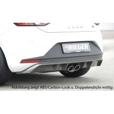 Rieger vložka zadního nárazníku pro Seat Leon FR 5F 3-dvéř. (sc), 5-dvéř. před faceliftem, plast ABS bez povrchové úpravy, pro dvojité koncovky na obou stranách Rieger vložka zadního nárazníku pro Seat Leon FR 5F 3-dvéř. (sc), 5-dvéř. před faceliftem, plast ABS bez povrchové úpravy, pro dvojité koncovky na obou stranách