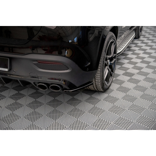 Maxton Design boční difuzory pod zadní nárazník pro Mercedes GLE Coupe C167, černý lesklý plast ABS, AMG