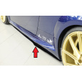 Rieger spoiler pod boční práh mont. strana levá pro Audi TTS 8J-FV, 8S kupé, roadster před faceliftem, r.v. 07/14-08/18, plast ABS bez povrchové úpravy