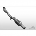 Fox Sportauspuff downpipe se sportovním katalyzátorem HJS pro Opel Corsa D 2011- s motorem 1.6