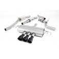 Milltek Sport výfukový systém cat-back s rezonátorem - Type-R Style pro Honda Civic FK7 1.5T Si 5-dvéř Hatch (bez OPF/GPF) 2015-2024, GT-100 černé koncovky