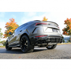 Fox Sportauspuff koncový tlumič výfuku s klapkami s koncovkou 2x115x85 Typ 38 černá na obou stranách pro Lamborghini Urus 2021- s motorem 4.0