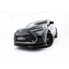 Maxton Design spoiler pod přední nárazník pro Toyota C-hr Mk2, černý lesklý plast ABS