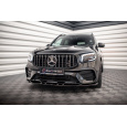 Maxton Design spoiler pod přední nárazník ver.2 pro Mercedes GLB X247 GLB 35 AMG, černý lesklý plast ABS