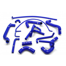 Samco Sport 13-dílná sada silikonových hadic pro vedení chladicí kapaliny pro Lotus Elise Series 1 1998-2001 s levostranným řízením, s motorem 1.8l série K, barva: modrá