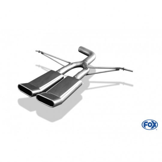 Fox Sportauspuff koncovka výfuku 2x130x50 Typ 56 pro Volkswagen Touran 1T3, s motorem 2.0 TDI Fox Sportauspuff koncovka výfuku 2x130x50 Typ 56 pro Volkswagen Touran 1T3, s motorem 2.0 TDI