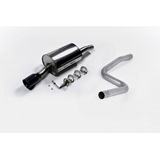 Milltek Sport výfukový systém cat-back pro Ford Fiesta Mk6 Zetec-S 1.6 16v 2004-2008, černá koncovka Milltek Sport výfukový systém cat-back pro Ford Fiesta Mk6 Zetec-S 1.6 16v 2004-2008, černá koncovka