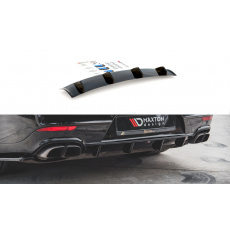 Maxton Design vložka zadního nárazníku pro Porsche Panamera 970 Facelift 2013-2016, Carbon-Look