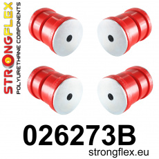 026273B: Strongflex Sada silentbloků zadního nosníku - do r. v. 28.05.2012 026273B: Strongflex Sada silentbloků zadního nosníku - do r. v. 28.05.2012