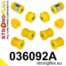 036092A: Strongflex Sada silentbloků zadního zavěšení varianta SPORT 036092A: Strongflex Sada silentbloků zadního zavěšení varianta SPORT