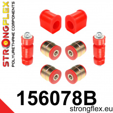 156078B: Strongflex Sada polyuretanových silentbloků předního zavěšení 156078B: Strongflex Sada polyuretanových silentbloků předního zavěšení