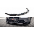 Maxton Design spoiler pod přední nárazník ver.2 pro BMW M4 G82, černý lesklý plast ABS