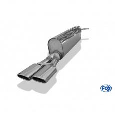 Fox Sportauspuff koncový tlumič výfuku s koncovkou 2x106x71 Typ 32 pro Peugeot 308 CC s motorem 1.6