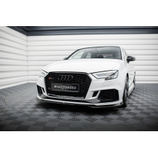 Maxton Design spoiler pod přední nárazník ver.5 pro Audi RS3 8V Facelift, černý lesklý plast ABS, Sedan Maxton Design spoiler pod přední nárazník ver.5 pro Audi RS3 8V Facelift, černý lesklý plast ABS, Sedan