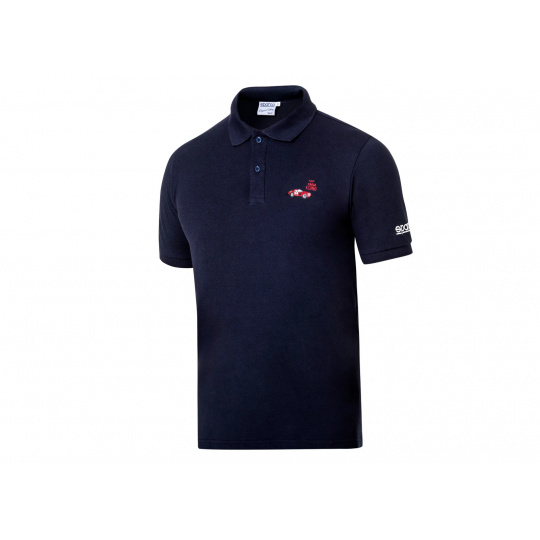 Sparco polokošile Targa Florio Design, barva: modrá, velikost: M