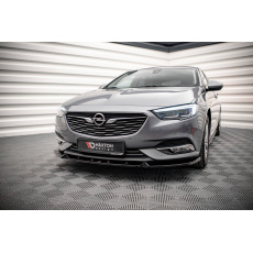 Maxton Design spoiler pod přední nárazník ver.2 pro Opel Insignia Mk2, černý lesklý plast ABS